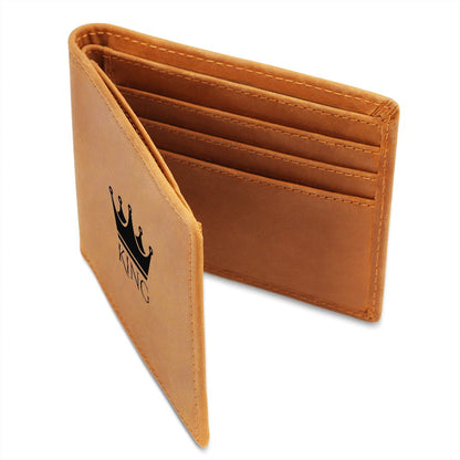 Genuine Leather Wallet: King