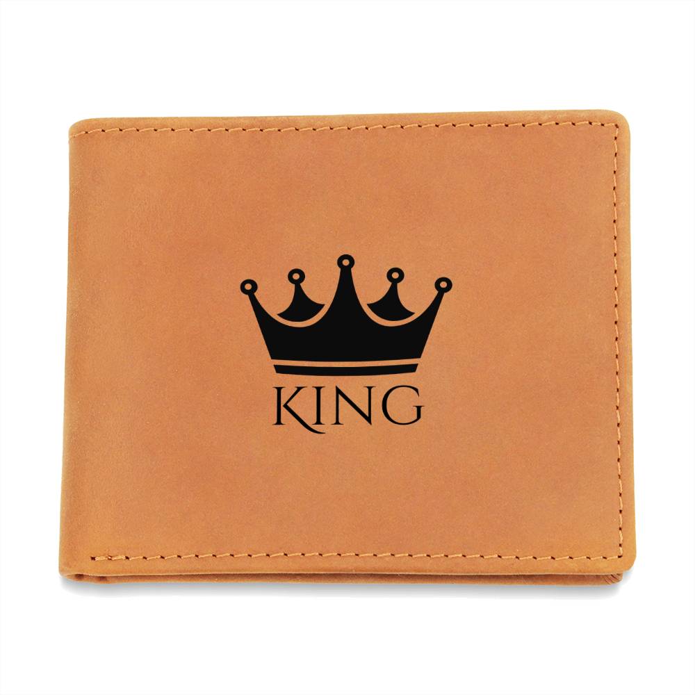 Genuine Leather Wallet: King