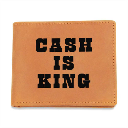 Genuine Leather Wallet: Cash is King