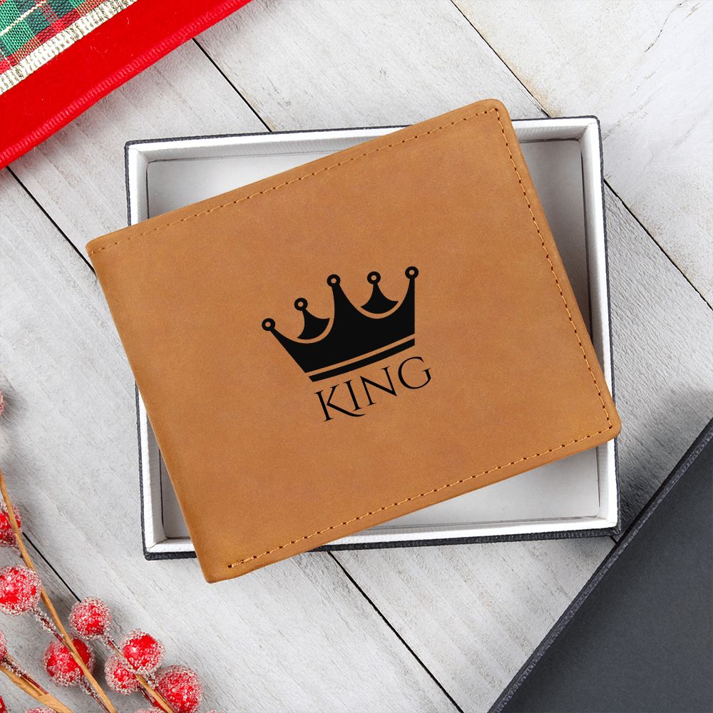 Genuine Leather Wallet: King