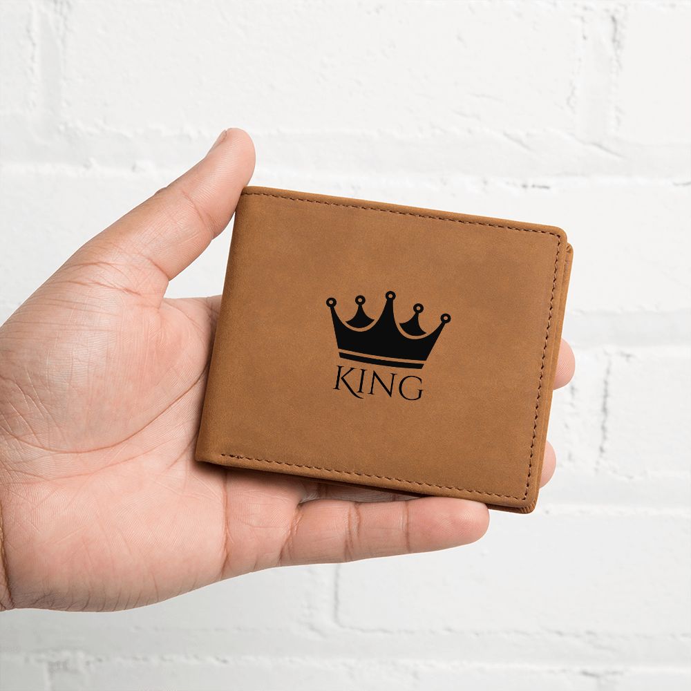 Genuine Leather Wallet: King