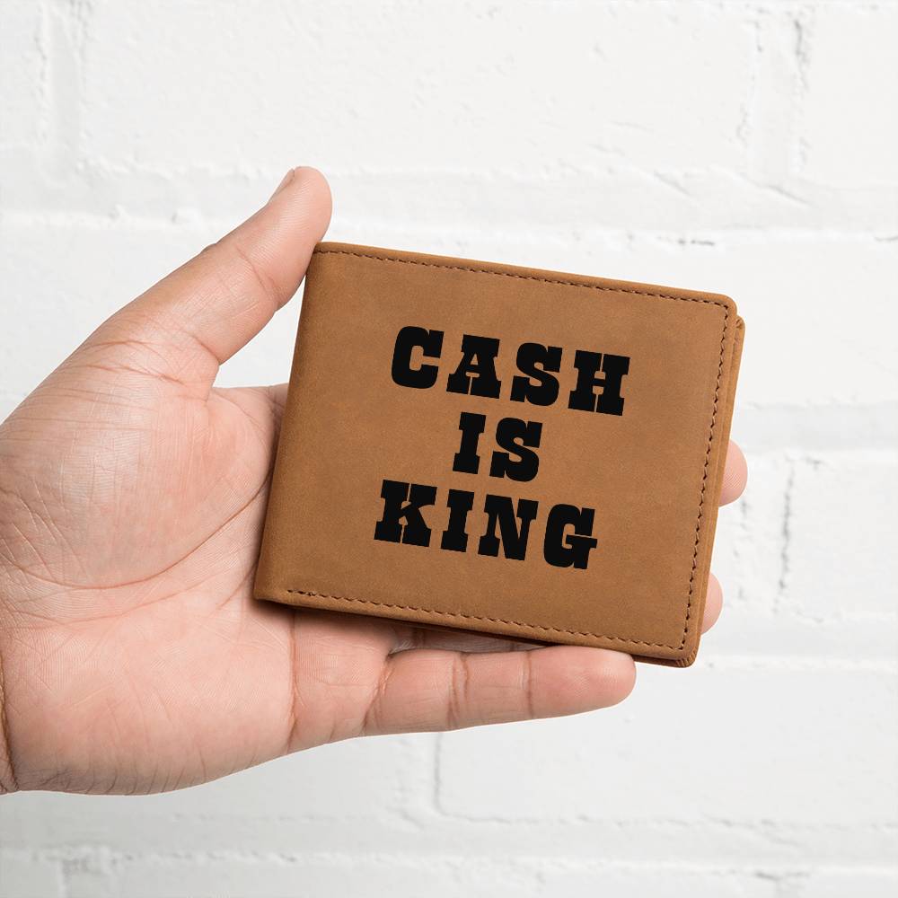 Genuine Leather Wallet: Cash is King