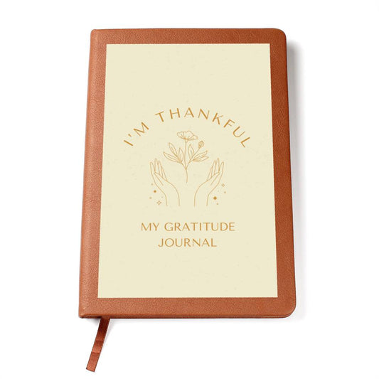 Vegan Journal: I'm Thankful Gratitude Journal