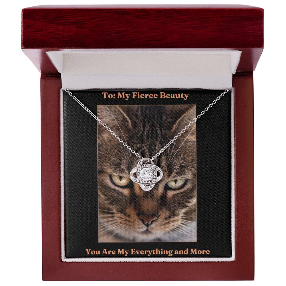 Love Knot Necklace: To My Fierce Beauty