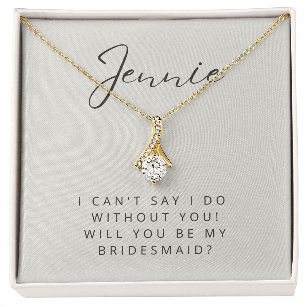 Alluring Beauty Necklace: Will You Be My Bridesmaid?