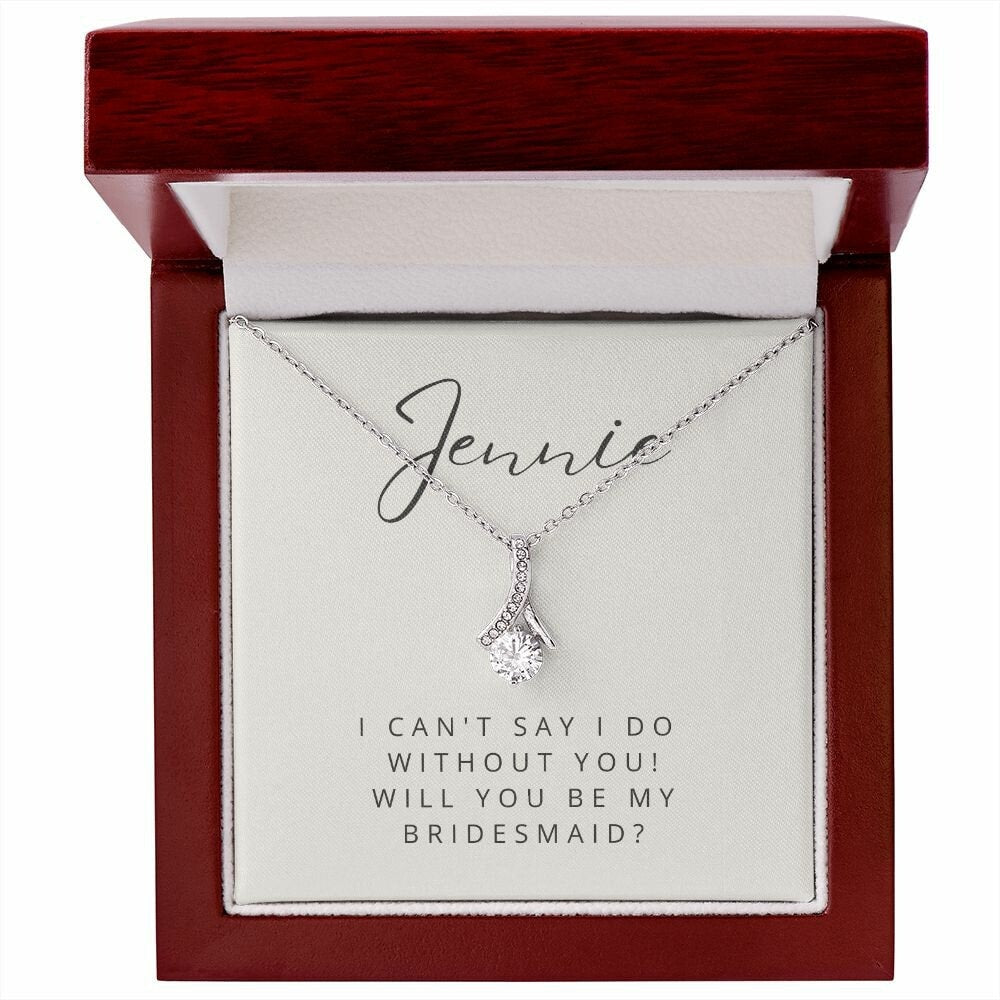 Alluring Beauty Necklace: Will You Be My Bridesmaid?