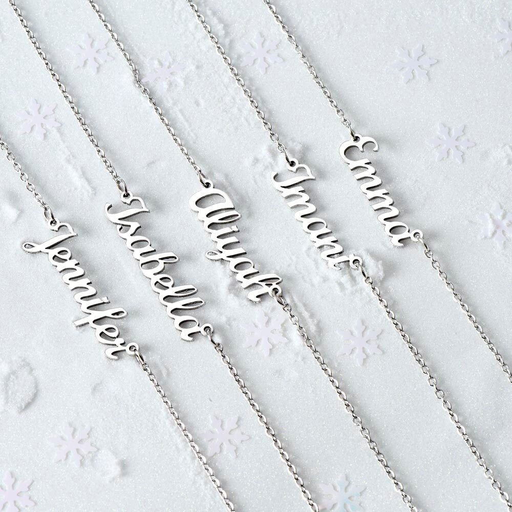 Custom Name Necklace (no message card included)